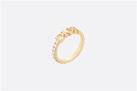 dior ring goud met klaver en steentjes|Dio(r)evolution.